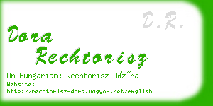 dora rechtorisz business card